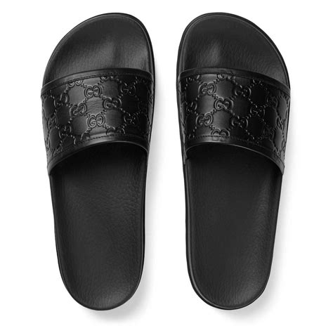 gucci sandal homme|gucci men's slip on sandal.